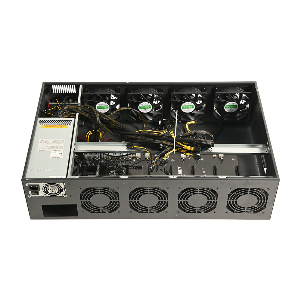 Boitier de mining GPU (x8) Livraison 2-3 jours